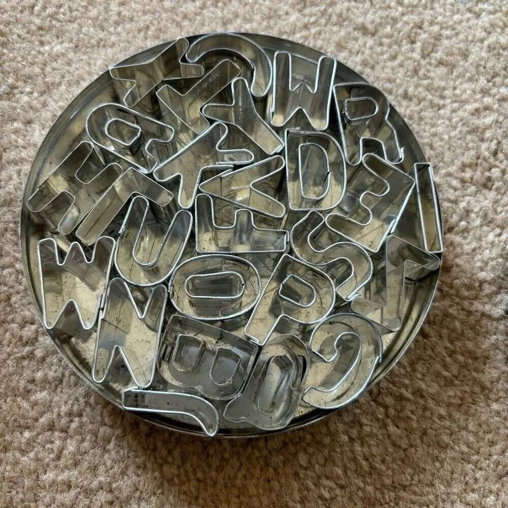 Fox Run Craftsman Alphabet Cookie Cutter Set Of 26 Letters